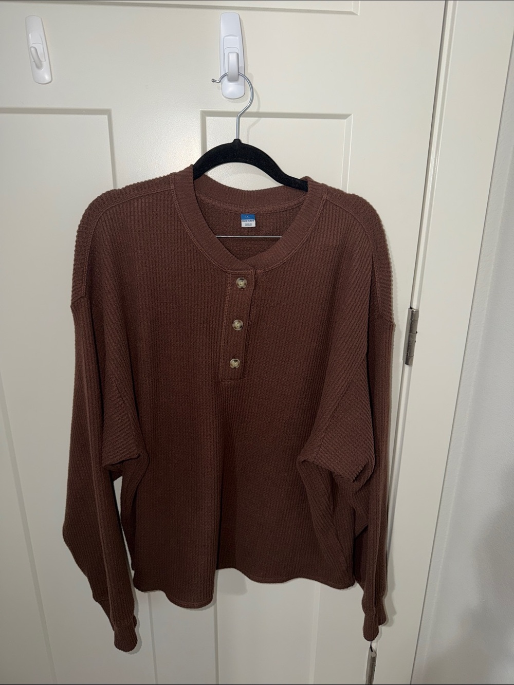 Old Navy Women’s Crewneck Henley Winter thermal FA01